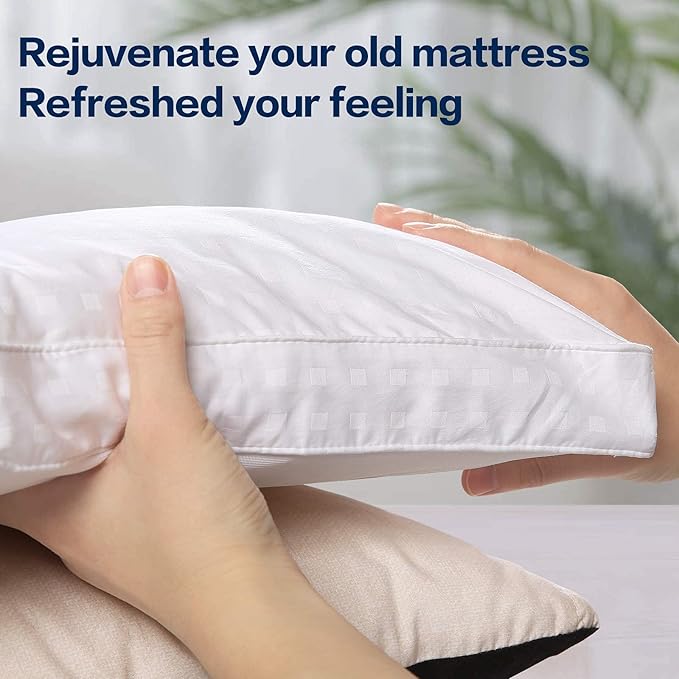 COHOME King Size Mattress Topper Extra Thick Cooling Mattress Pad 400TC Cotton - Image 6