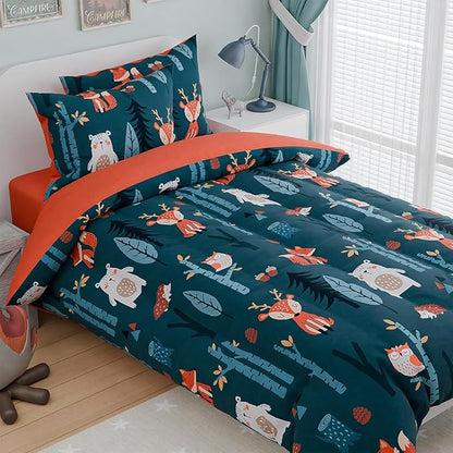 Woodland Animal Kids Bedding Set - Image 3