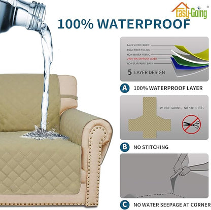 Easy-Going Sofa Slipcover Waterproof Couch Cover - Image 3