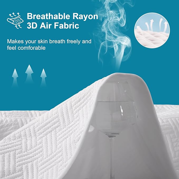 Waterproof Mattress Protector Queen Size - Image 5