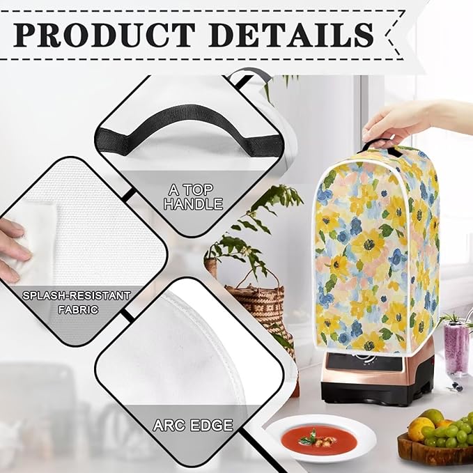 Print Dust Blender Covers For Kitchen Food Processor Cover for Women Stand - Image 4