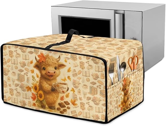 Toaster Oven Dust Cover Dustproof Convection Microwave Ovens Cover by Garucesta