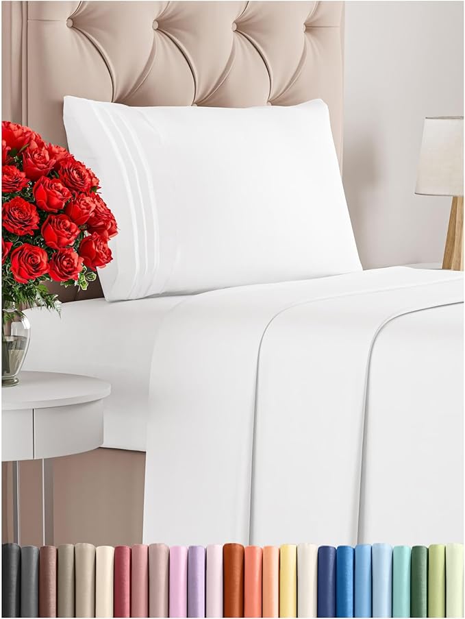 Twin XL Size 3 Piece Sheet Set by CGKUnlimited