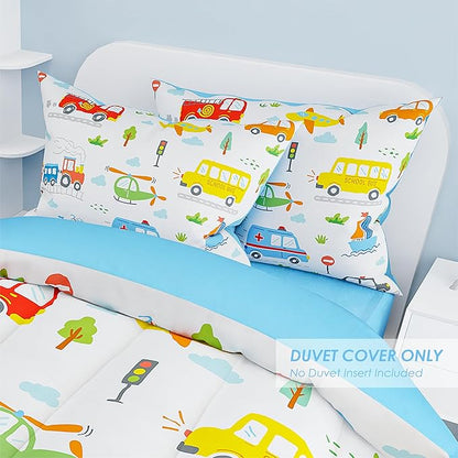 SANDJEST Transportation Duvet Cover Sets Full Size - Image 5