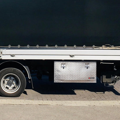 forwode 36 inch underbody truck tool box aluminum, side view