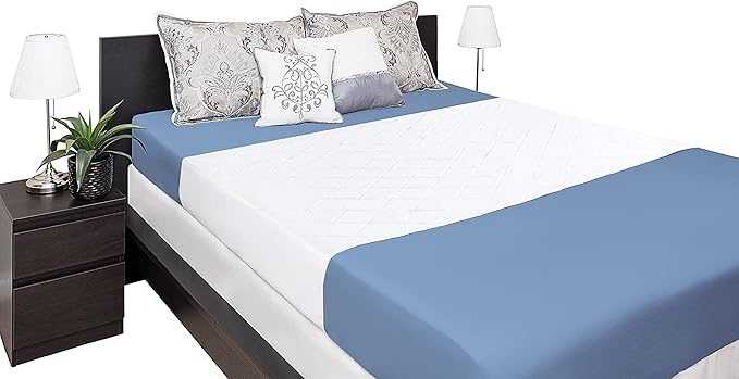 Washable Incontinence Bed Pad 36x72 – Soft, Absorbent & Waterproof Mattress by IdyllNights