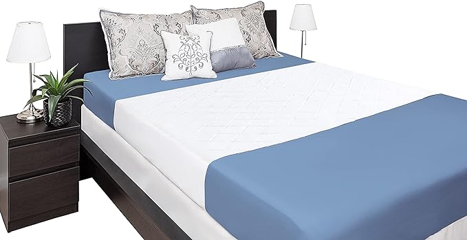 Washable Incontinence Bed Pad 36x60 – Soft, Absorbent & Waterproof Mattress by IdyllNights