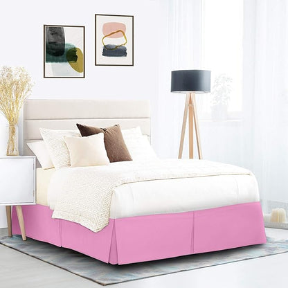 Nestl Light Pink Twin XL Bed Skirt - Image 9