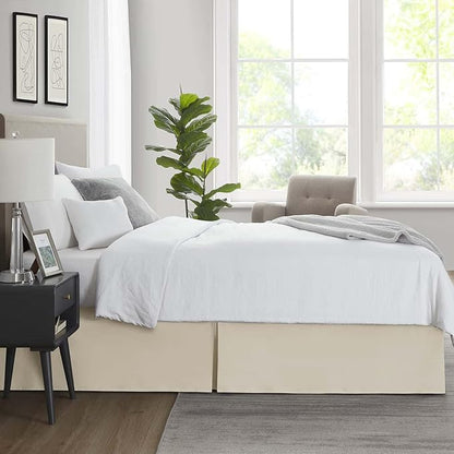 Nestl Cream Bed Skirt Queen Size - Image 7