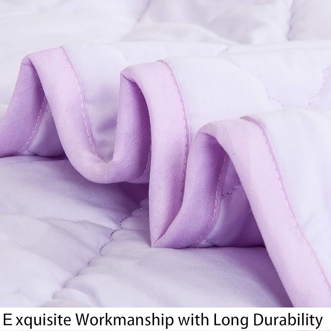 NTBAY Down Alternative Oversized Toddler Comforter, Super Soft and Warm Solid - Image 4