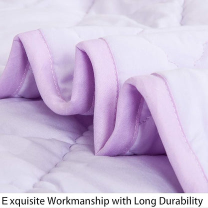 NTBAY Down Alternative Oversized Toddler Comforter, Super Soft and Warm Solid - Image 4