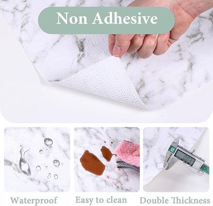Drawer and Shelf Liner for Kitchen Cabinet: 17 in X 30 Ft Non Slip Waterproof - Image 2