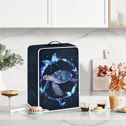 Mumeson Sea Turtle Butterfly Coffee Maker Cover, Home Kitchen Appliance - Image 3