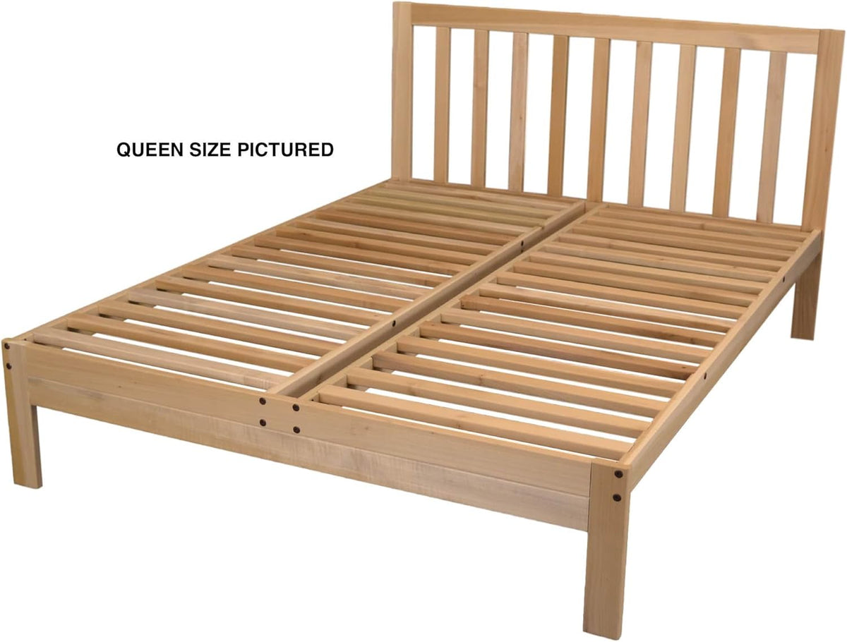 kd frames charleston platform bed - twin bed shown in use