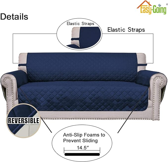 Easy-Going Reversible Oversized Couch Cover - Image 3