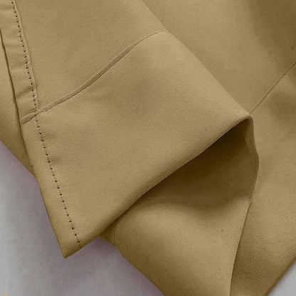 104 Inch Extra Wide Valance for Windows Khaki Living Room Bedroom Valance Rod - Image 4