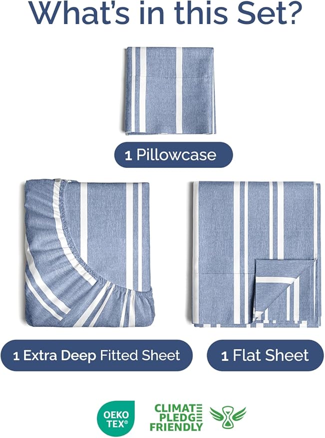 Extra Deep Pocket Twin XL Sheets - Image 2