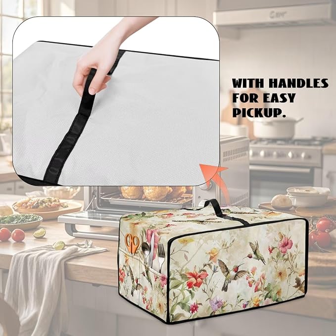 Convection Toaster Oven Cover Decorative Dustproof Convection Microwave Oven - Image 4