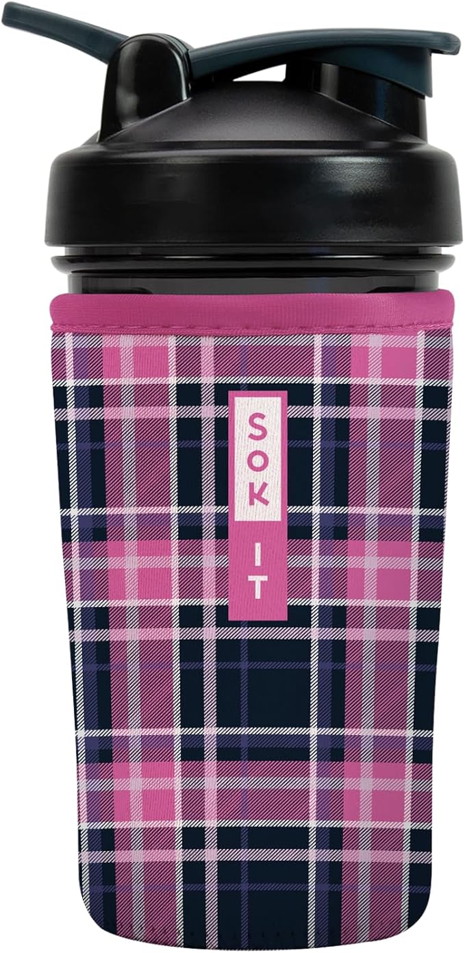 Sok It BotlSok Protein Blender Shaker Bottle Sleeve Insulated Neoprene Cover by SokIt