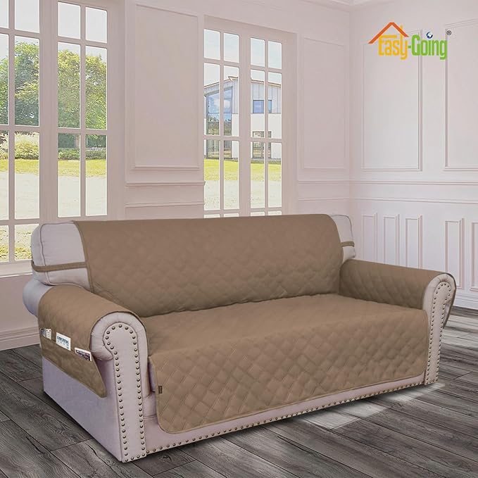 Easy-Going Waterproof Oversized Loveseat Covers Leakproof Couch Cover - Image 2