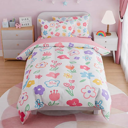 SANDJEST Floral Twin Bedding Sets by SANDJEST