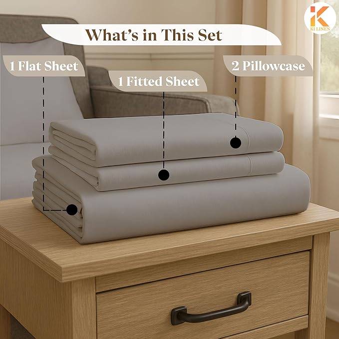 Sleeper Sofa Bed Sheet Set - Image 2