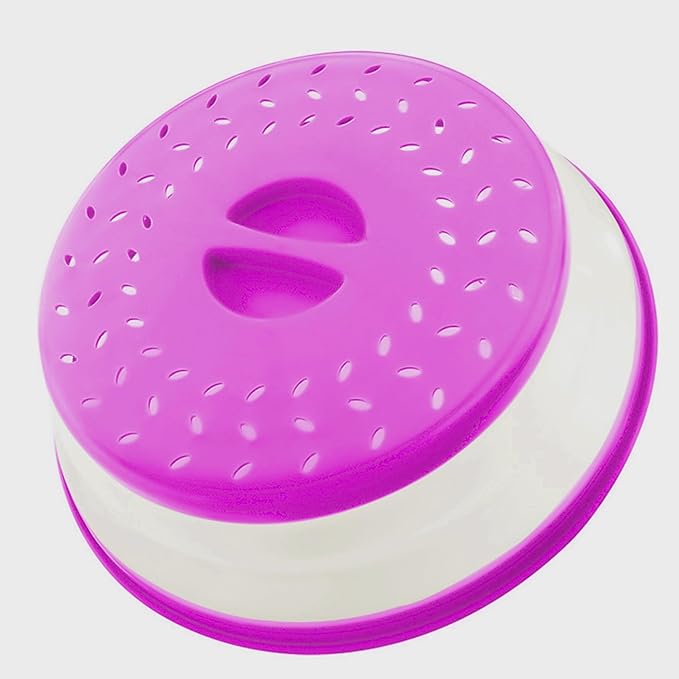 Collapsible Microwave Splatter Cover, 10.5 Inch, Dishwasher-safe, Microwave by JYYHSF