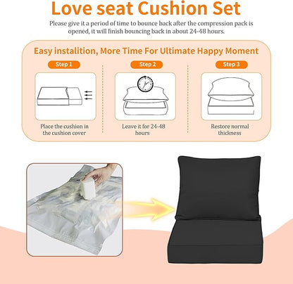 Outdoor Deep Seat Cushions 22x22'' - Image 6