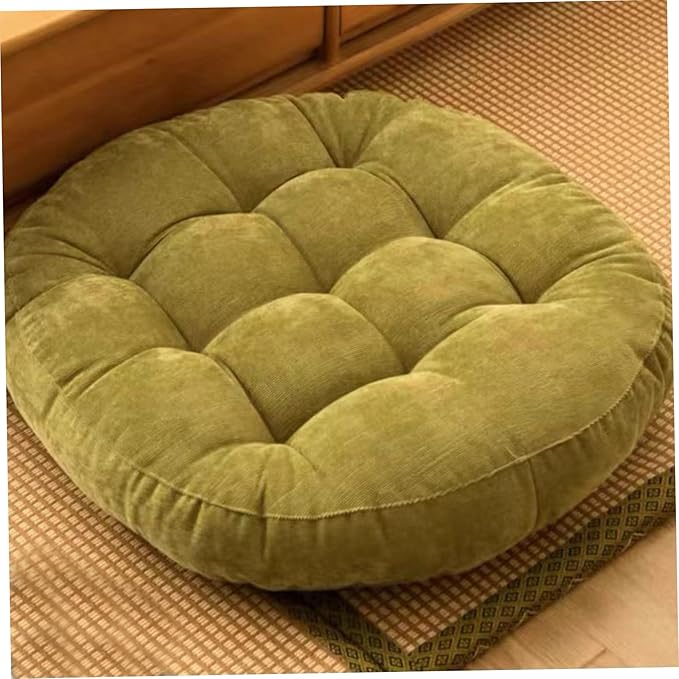 2PCS Floor Cushions for Sitting, 17 Inch Round Corduroy Floor Seats, Soft - Image 6