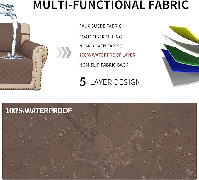 Easy-Going Sofa Slipcover Waterproof Sofa Cover Couch Cover - Image 3