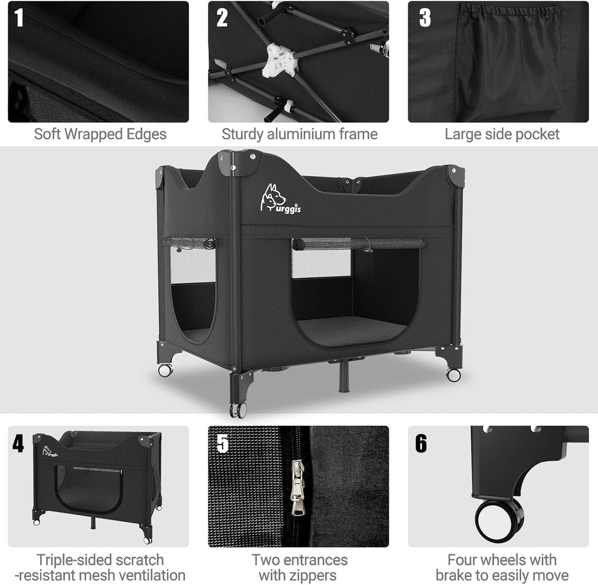 bedside dog lounge bed, fordable bunk beds attachment showing dimensions
