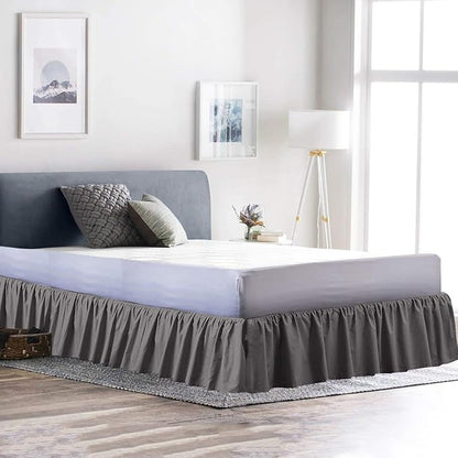 Ruffled Bed Skirt 18 Inch Drop Dust Ruffle - Image 2