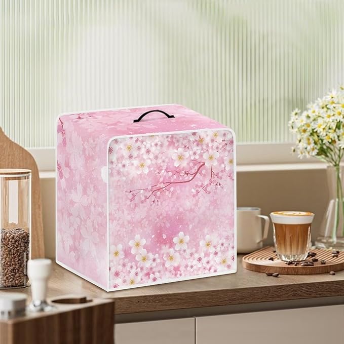 Mumeson Cherry Blossom Coffee Maker Cover, Universal Waterproof and Dustproof - Image 6