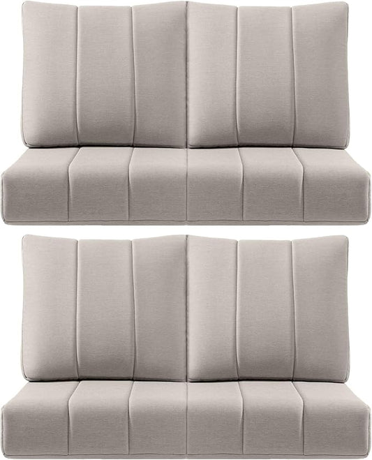Luxury 24x24x6 Inch Kitty Outdoor Chair Cushions Set of 4 by ACTREST