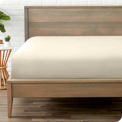 Bare Home Fitted Bottom Sheet Split Head Flex King Size by BareHome