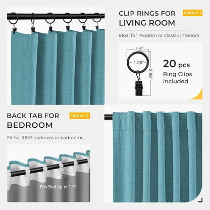 INOVADAY 100% Blackout Curtains - Image 3