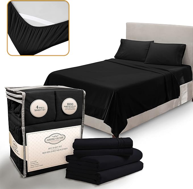 California King Sheet Sets by AbeeroHome