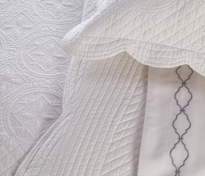 Calla Angel Sage Garden Luxury Pure Cotton Quilted Pillow Sham - Image 4