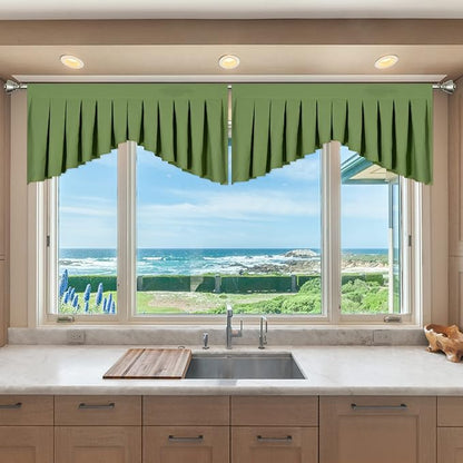 Green Valances for Windows - Image 2