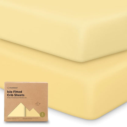 KeaBabies 2-Pack Baby Crib Sheets by KeaBabies