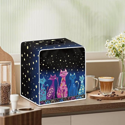 Coffee Maker Cover Dust Cover, Art Washable Dustproof Mixer Protector - Image 3