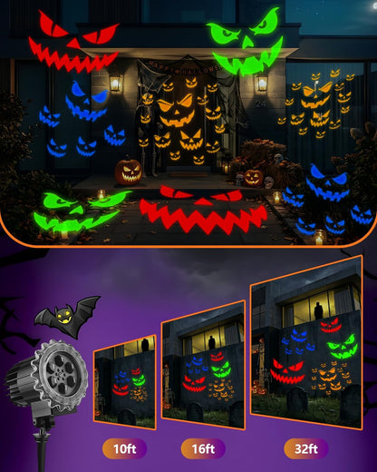 Ultra Bright Halloween Projector Lights Outdoor, Moving Eye Projection