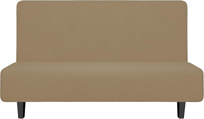 Easy-Going Stretch Futon Slipcover Armless Futon Bed Cover Furniture Protector by Easy-Going