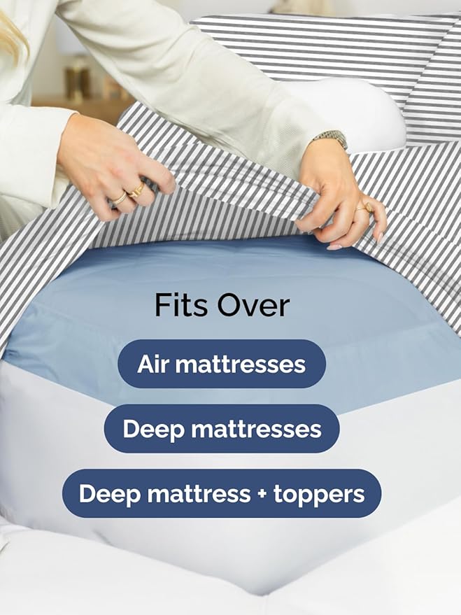 Extra Deep Split King Fitted Sheet - Image 6