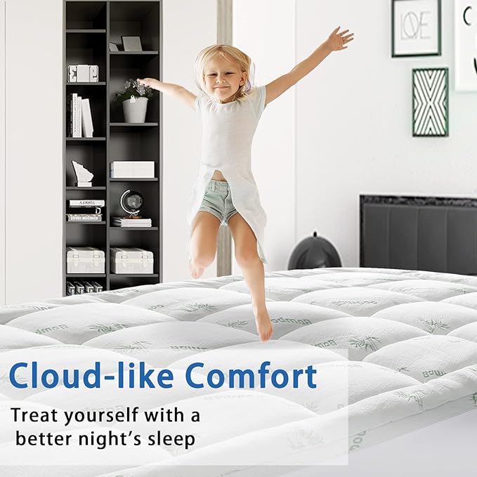 Mattress Topper California King Size, Cooling Extra Thick Breathable Viscose - Image 4