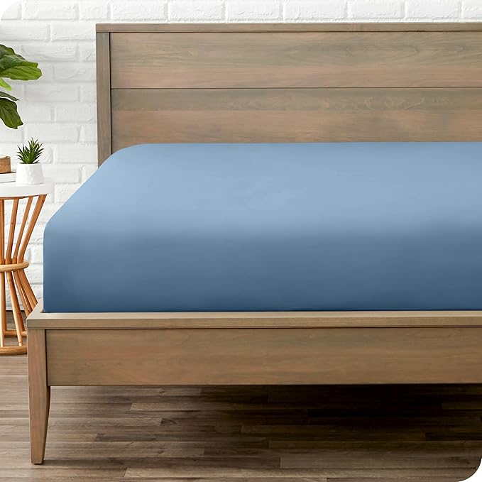Bare Home Fitted Bottom Sheet Queen Size by BareHome