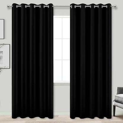 blackout curtains 72 inch extra wide for bedroom, main product view