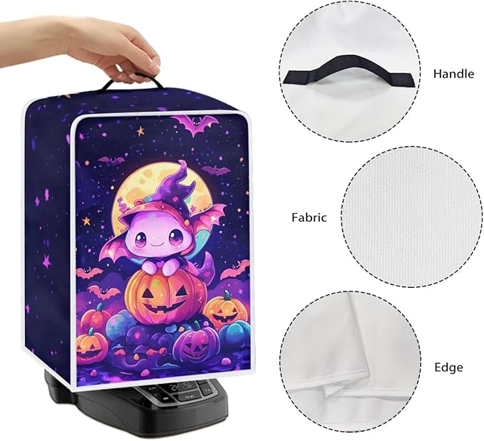 Coffee Maker Covers for Kitchen Counter Halloween Axolotl Coffee Machine Dust - Image 5