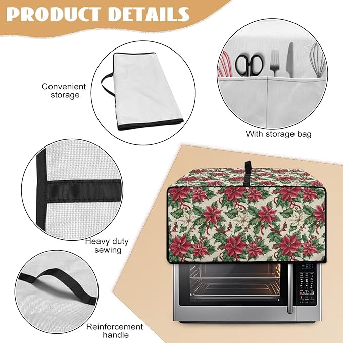 Air Fryer Toaster Oven Dust Cover Dustproof Convection Oven Cover - Image 5