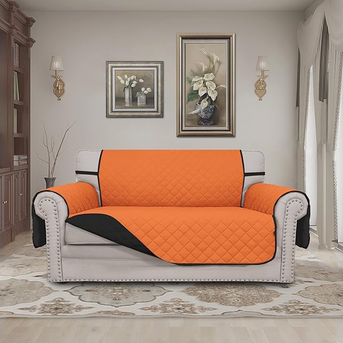 Easy-Going Reversible Loveseat Couch Cover - Image 2
